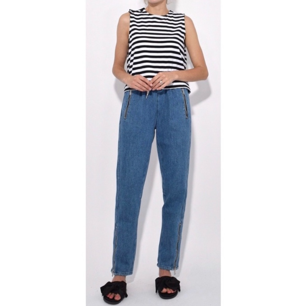 RAG & BONE Denim Track Drawstring Jogger Pant Jean